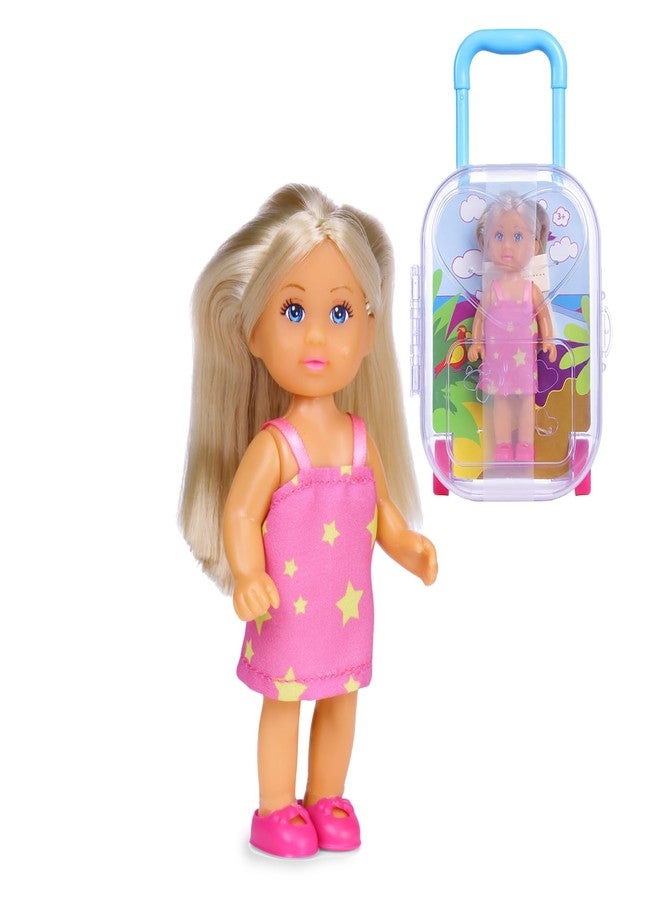 ويمبلي مجموعة عربة إيفي | إيفي المتألقة المرصعة بالنجوم | دمية إيفي الرائعة | مجموعة لعب تمثيلي مبهجة | مجموعة جذابة وسهلة الحمل | مجموعة دمى مثالية للفتيات (إيفي المتألقة الأنيقة) - Image 1